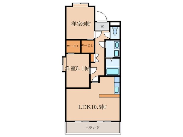 第２アンド－ビルの物件間取画像